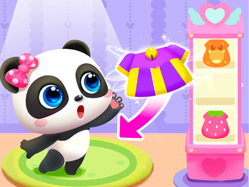 image Baby Panda Girl Caring