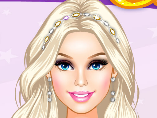 image Barbie make up time