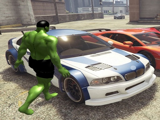 image Chained Car vs Hulk Game