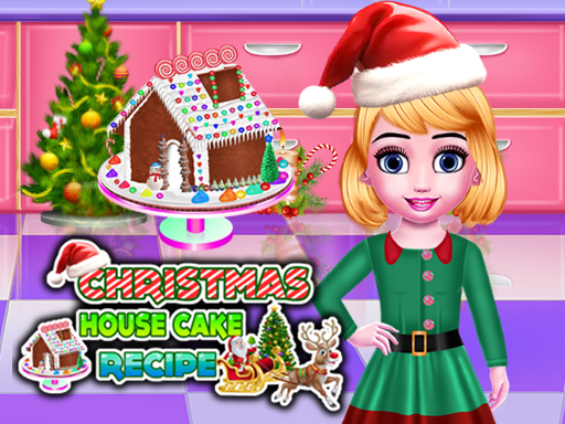 image Christmas House Cake Recipe