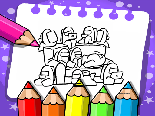 image Coloring Book for Among Us