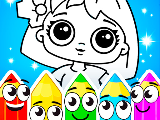 image Coloring Dolls