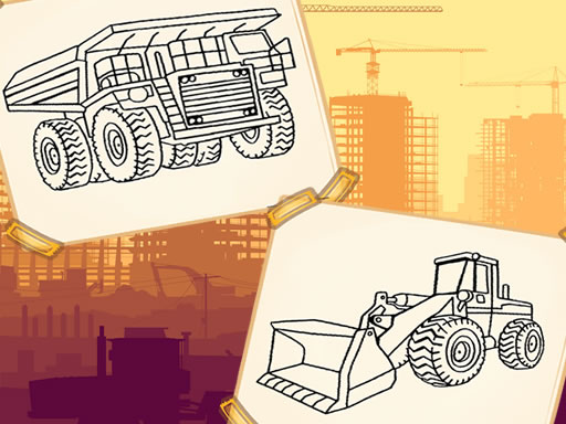 image Construction Trucks Coloring