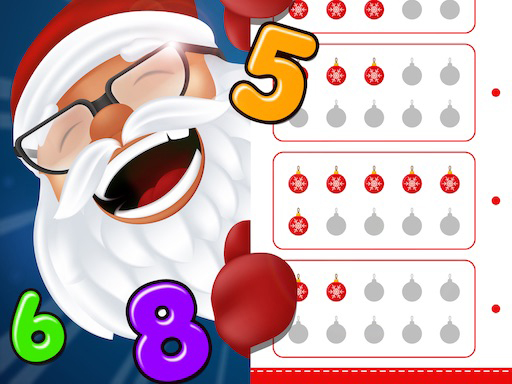 image Count And Match Christmas