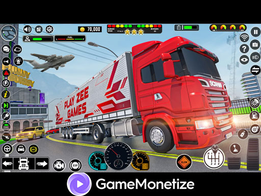 image Crazy car transport truck