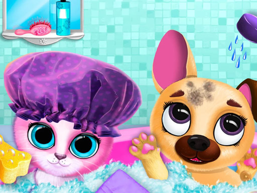 image Cute Pet Friends