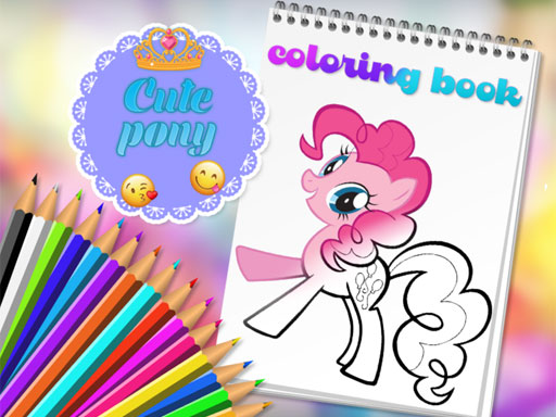 image Cute Pony Coloring Book