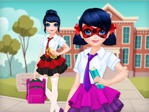 image Dotted Girl Back To School