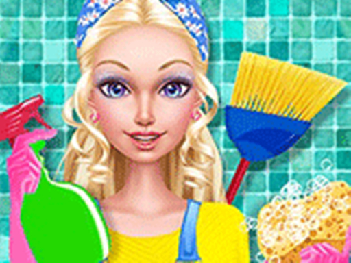 image Fashion Doll House Cleanup