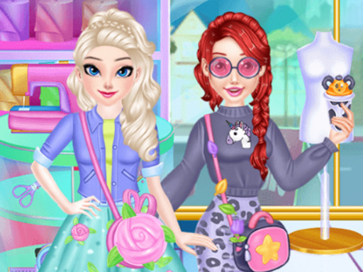 image Fashion Princess Sewing Clothes