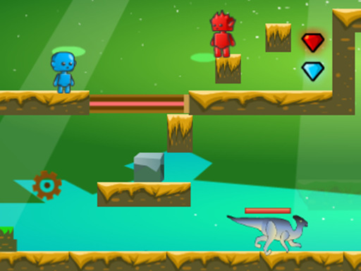 image Fire And Water In Dino World