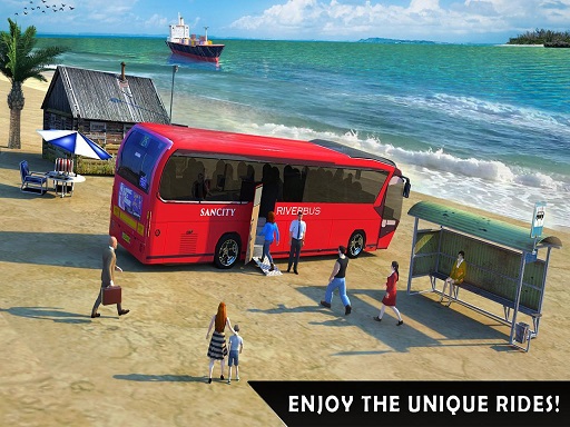 image Floating Water Surface Bus Racing Game