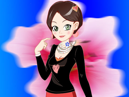 image Flower Shop Girl Dress up