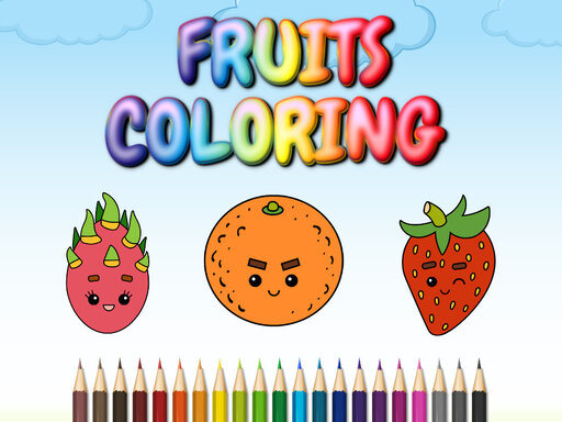image Fruits Coloring