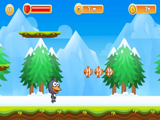 image Funny Penguins Jump Escape