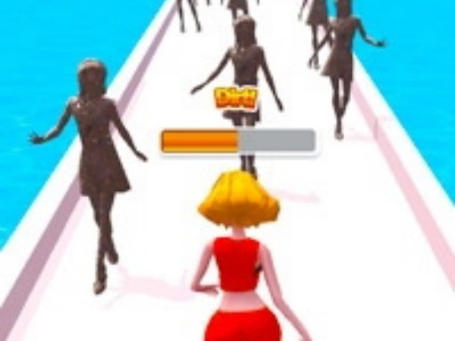 image Girl Run Beauty 3d