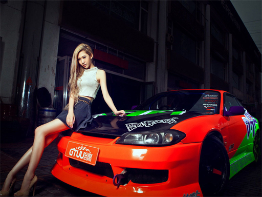 image Girls and Cars Slide