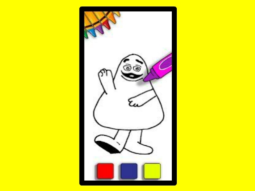 image Grimace Coloring Book