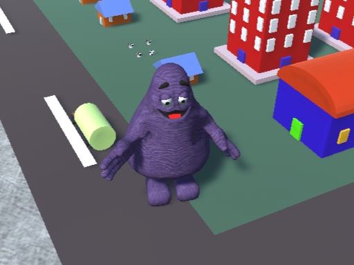 image Grimace Shake City Chaos