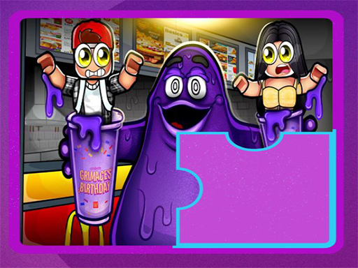 image Grimace Shake Puzzle