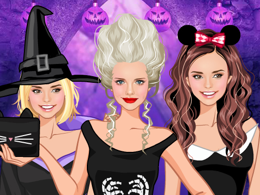 image Halloween dress up game
