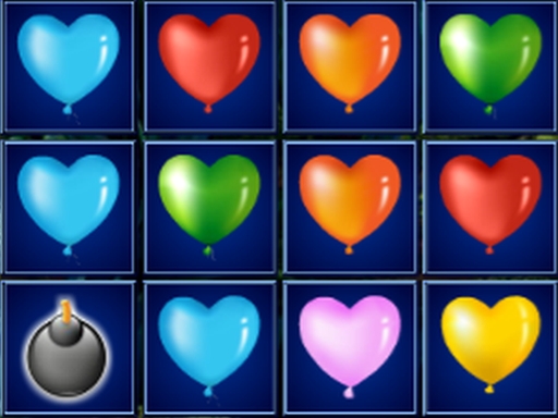 image Heart Balloons Block Collapse