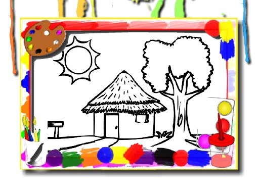 image House Coloring Book