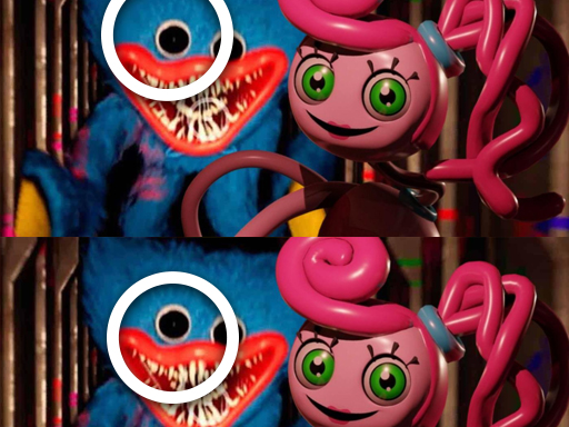 image Huggy Wuggy Find Differences
