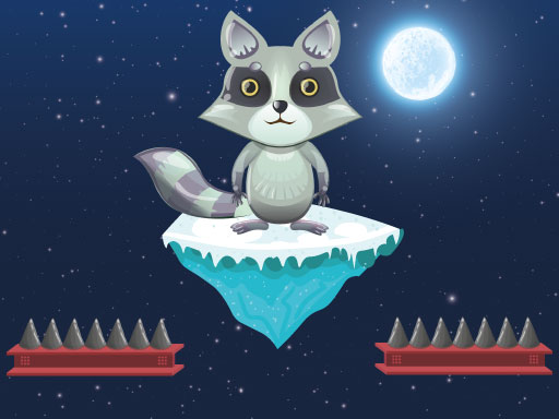 image Jumping Raccoon