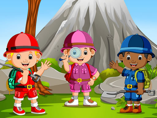 image Kids Camping Hidden Stars