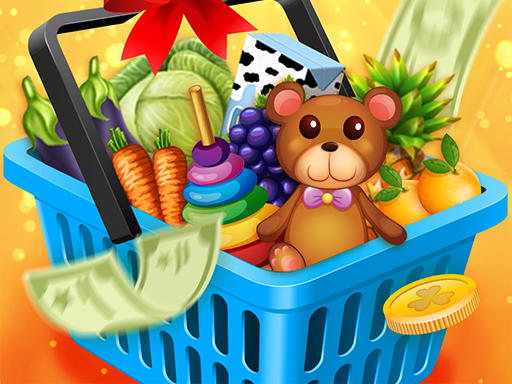 image Kids Go Shopping Supermarket