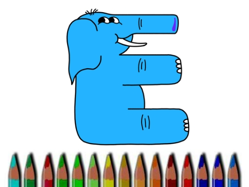 image Letters Coloring Book