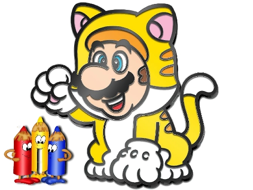 image Mario Rush Coloring Book