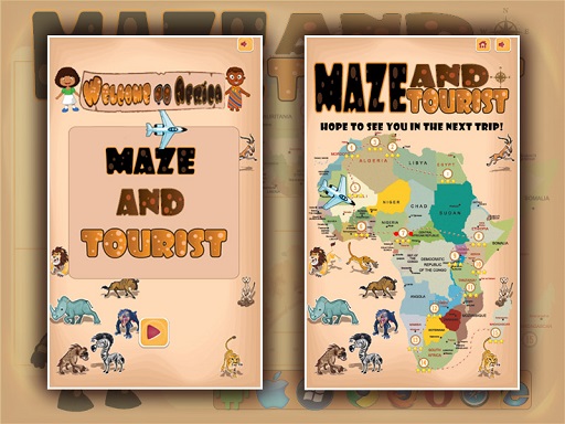 image Maze And Tourist