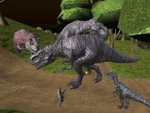 image Midnight multiplayer dinosaur hunt
