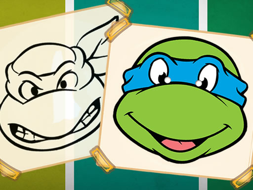 image Ninja Turtles Coloring Book