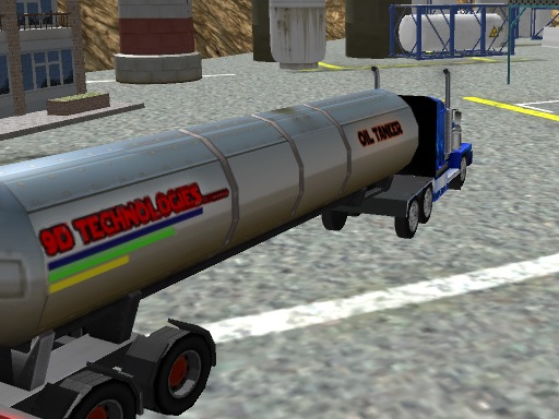 image Oil Tanker Transporter Truck