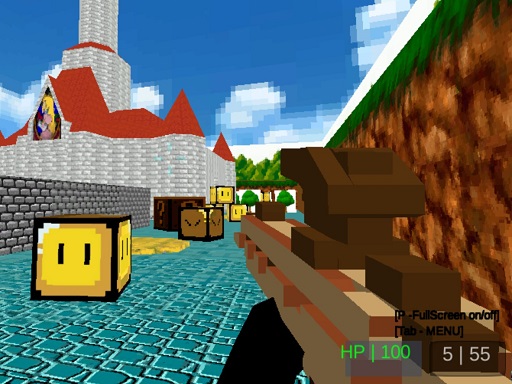 image Paintball Gun Pixel 3D