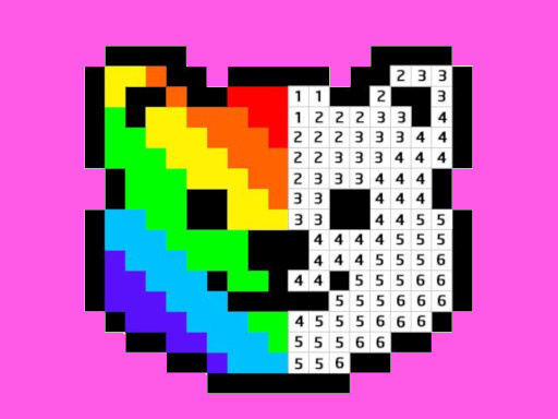 image Pixel Art - Color by Numbers