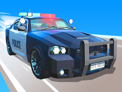 image Police Car Line Driving
