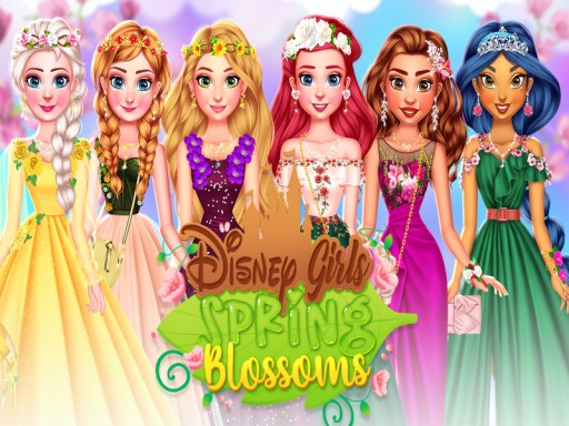 image Princess Girls Spring Blossoms