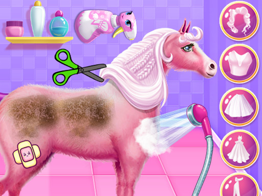 image Princess Horse Caring