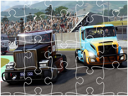 image Racing Trucks Jigsaw