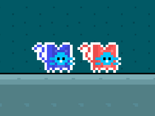 image Red and Blue Cats