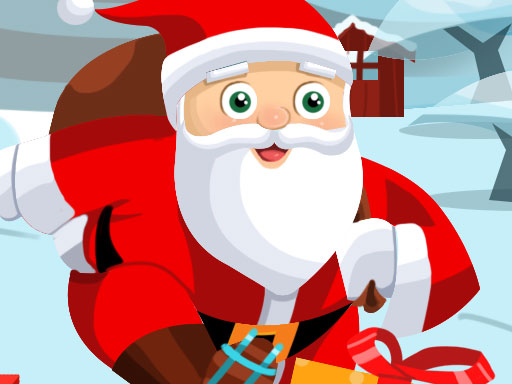 image Santa on skates