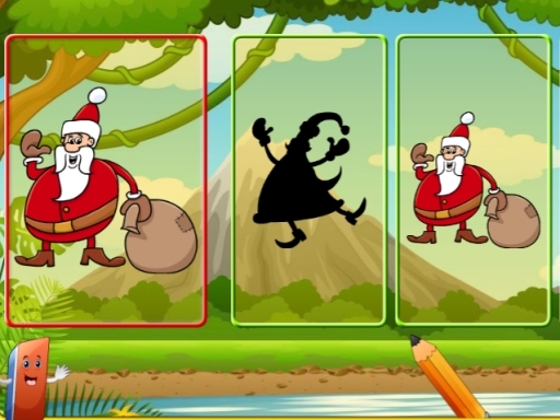 image Santa Shadow Match