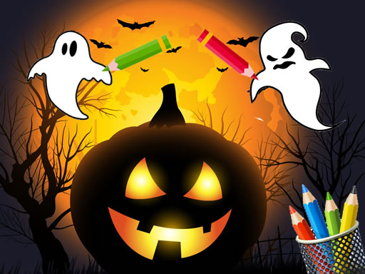 image Scary Party Coloring