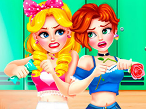 image School Girls Battle Beauty Salon