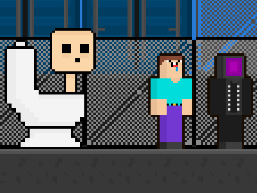 image Skibidi vs Noob &amp; Cameraman