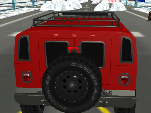 image Snow Plow Jeep Driving